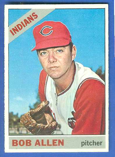 1966 Topps #538 Bob Allen SCARCE SHORT PRINT HI# [#b] (Indians) Baseball cards value