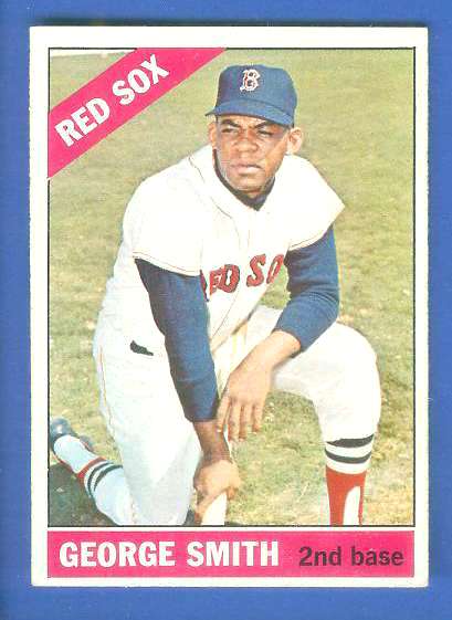 1966 Topps #542 George Smith SCARCE HI# [#b] (Red Sox) Baseball cards value