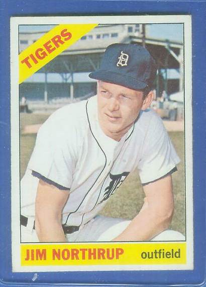 1966 Topps #554 Jim Northrup SCARCE SHORT PRINT HI# [#a] (Tigers) Baseball cards value