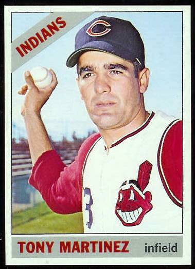 1966 Topps #581 Tony Martinez [#a] SCARCE HI# (Indians) Baseball cards value