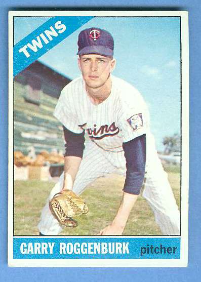 1966 Topps #582 Garry Roggenburk SCARCE HI# [#a] (Twins) Baseball cards value