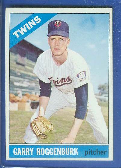 1966 Topps #582 Garry Roggenburk SCARCE HI# [#b] (Twins) Baseball cards value