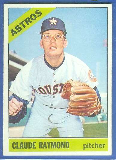 1966 Topps #586 Claude Raymond SCARCE SHORT PRINT HI# [#a] (Astros) Baseball cards value