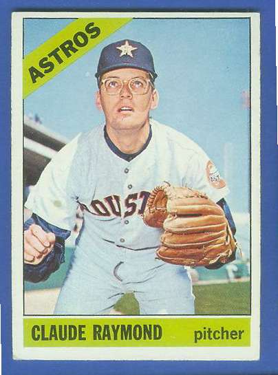 1966 Topps #586 Claude Raymond SCARCE SHORT PRINT HI# [#d] (Astros) Baseball cards value