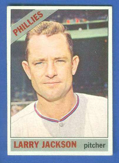 1966 Topps #595 Larry Jackson SCARCE HI# [#c] (Phillies) Baseball cards value