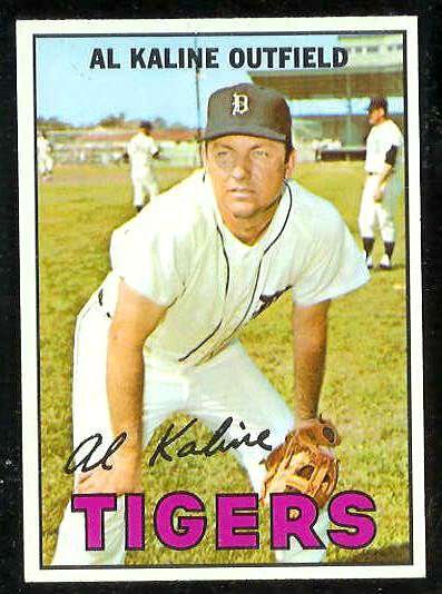 1967 Topps #.30 Al Kaline [#b] (Tigers) Baseball cards value