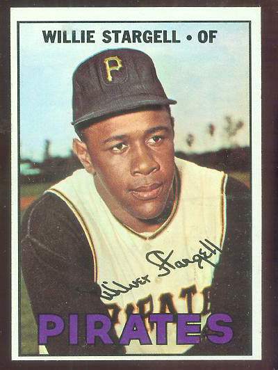 1967 Topps #140 Willie Stargell (Pirates) Baseball cards value