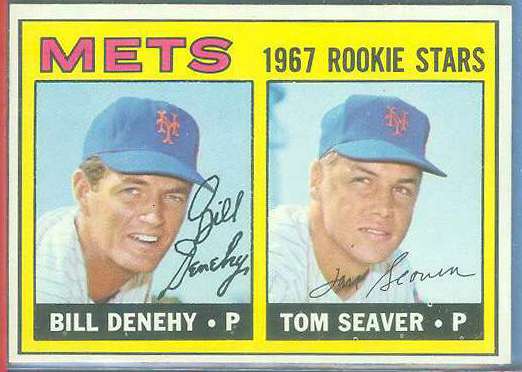 1967 Topps #581 Tom Seaver ROOKIE [#a] SCARCE SINGLE PRINT (Mets) Baseball cards value