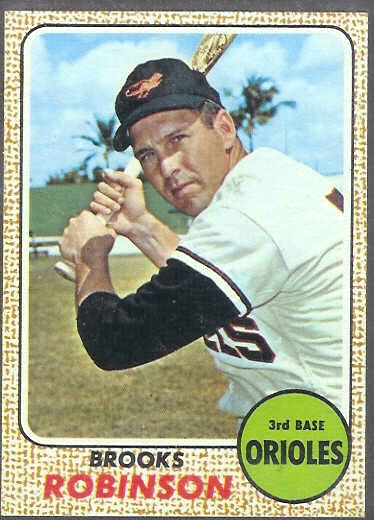 1968 Topps #.20 Brooks Robinson [#c] (Orioles) Baseball cards