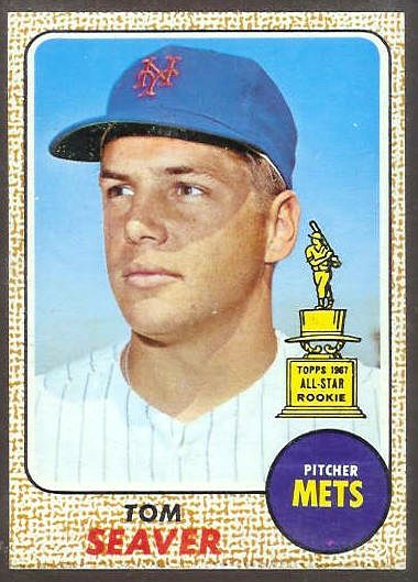 1968 Topps #.45 Tom Seaver [#a] (Mets) Baseball cards