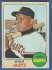 1968 Topps #.50 Willie Mays [#b] (Giants)