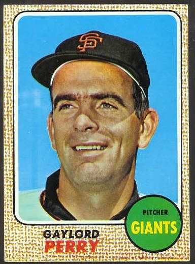 1968 Topps #.85 Gaylord Perry [#a] (Giants) Baseball cards value