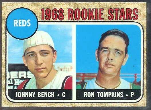 1968 Topps #247 Johnny Bench ROOKIE (Reds) Baseball cards value