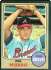 1968 Topps #257 Phil Niekro [#a] (Braves)