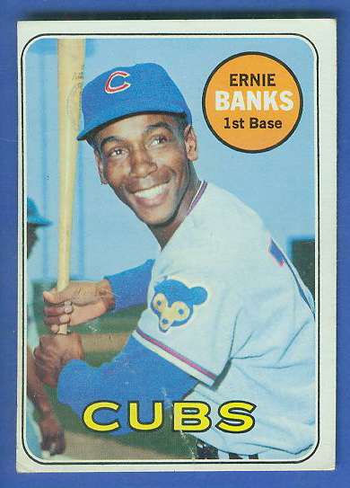 1969 Topps #.20 Ernie Banks (Cubs) Baseball cards