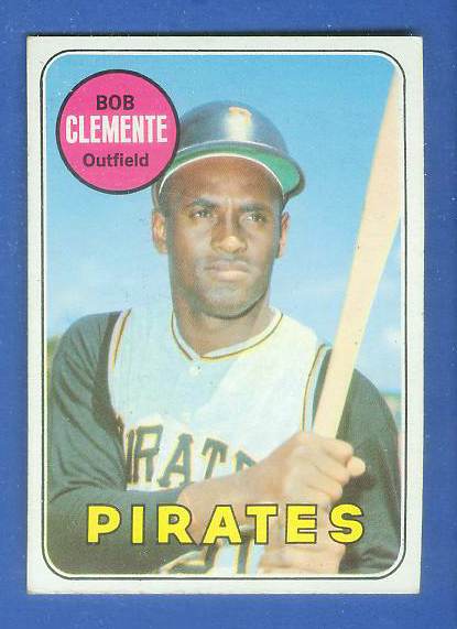 1969 Topps #.50 Roberto Clemente [#b] (Pirates) Baseball cards