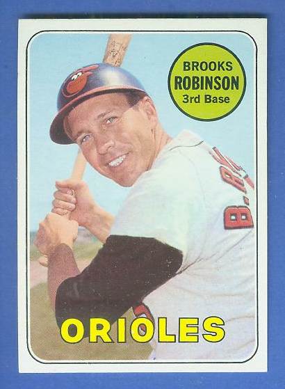 1969 Topps #550 Brooks Robinson [#a] (Orioles) Baseball cards value