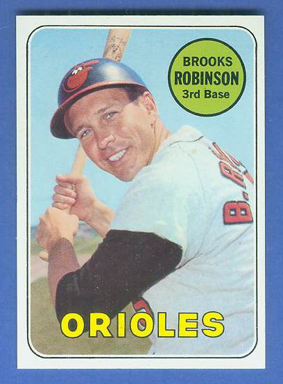 1969 Topps #550 Brooks Robinson [#b] (Orioles) Baseball cards value