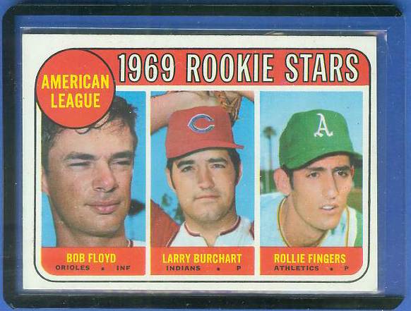 1969 Topps #597 Rollie Fingers ROOKIE [#a] (A's) Baseball cards value