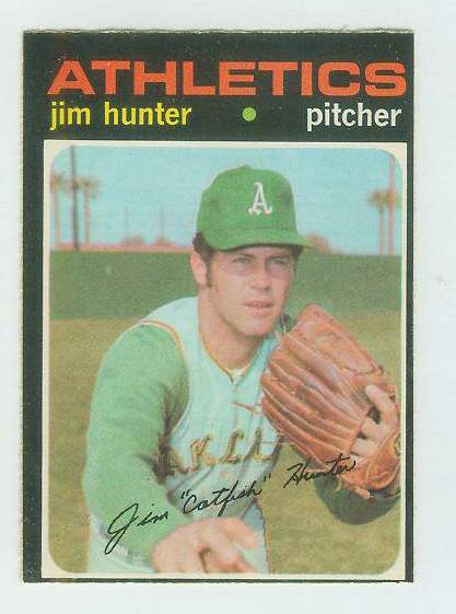 1971 O-Pee-Chee/OPC #.45 Jim Hunter [#c] (A's) Baseball cards