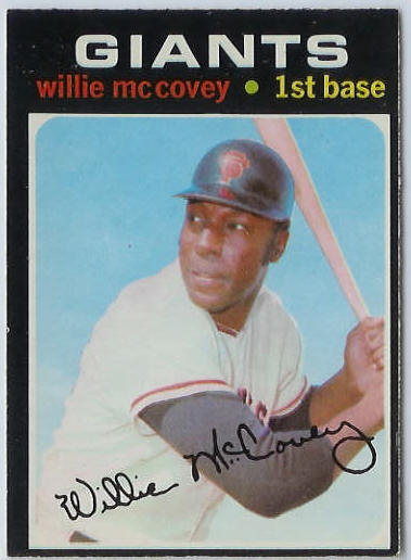 1971 O-Pee-Chee/OPC #.50 Willie McCovey [#a] (Giants) Baseball cards