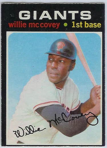 1971 O-Pee-Chee/OPC #.50 Willie McCovey [#b] (Giants) Baseball cards value