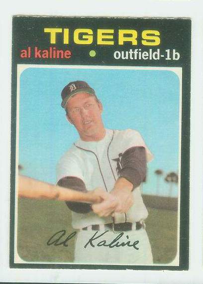 1971 O-Pee-Chee/OPC #180 Al Kaline [#c] (Tigers) Baseball cards value