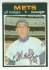 1971 O-Pee-Chee/OPC #183 Gil Hodges [#a] MGR (Mets)