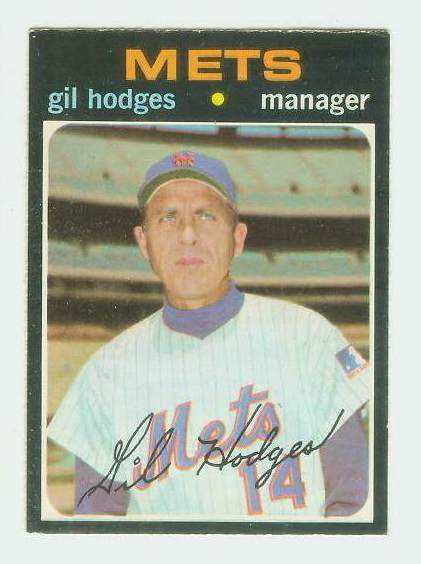 1971 O-Pee-Chee/OPC #183 Gil Hodges [#d] MGR (Mets) Baseball cards value