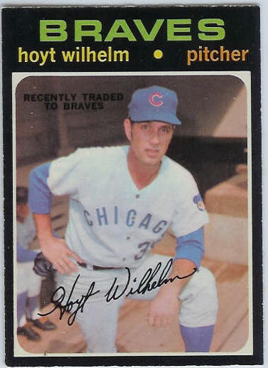 1971 O-Pee-Chee/OPC #248 Hoyt Wilhelm [#e] (Braves) Baseball cards value
