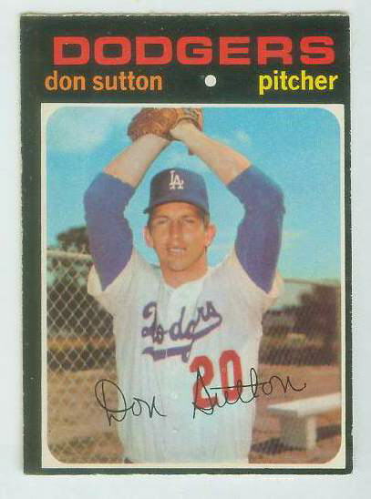 1971 O-Pee-Chee/OPC #361 Don Sutton [#c] (Dodgers) Baseball cards value