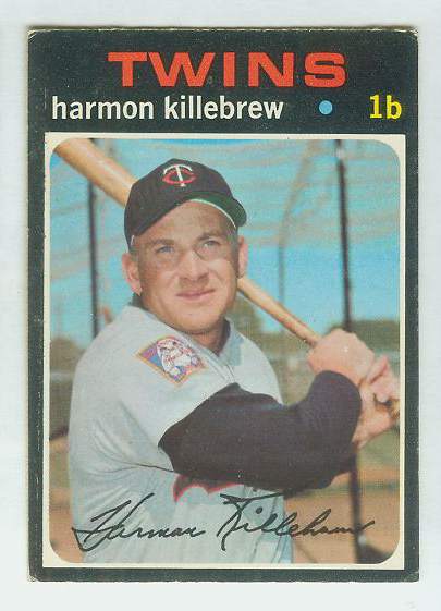 1971 O-Pee-Chee/OPC #550 Harmon Killebrew SCARCE SEMI-HI# (Twins) Baseball cards value