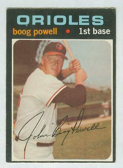 1971 O-Pee-Chee/OPC #700 Boog Powell [#b] SHORT PRINT HIGH #.(Orioles) Baseball cards value