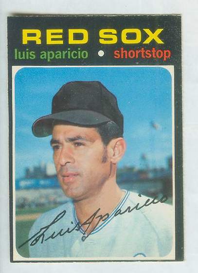 1971 O-Pee-Chee/OPC #740 Luis Aparicio SHORT PRINT SCARCE HIGH #.(White Sox Baseball cards value
