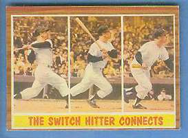 1962 Topps #318 Mickey Mantle In-Action (Yankees) Baseball cards value
