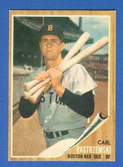 1962 Topps #425 Carl Yastrzemski [#b] (Red Sox) Baseball cards value