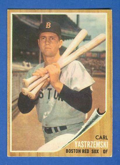 1962 Topps #425 Carl Yastrzemski [#c] (Red Sox) Baseball cards value