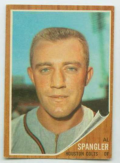 1962 Topps #556 Al Spangler [#b] HIGH #.(Houston Colts/Astros) Baseball cards value