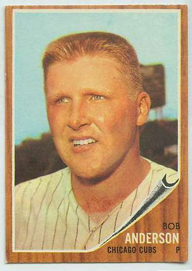 1962 Topps #557 Bob Anderson SHORT PRINT [#a] HIGH #.(Cubs) Baseball cards value