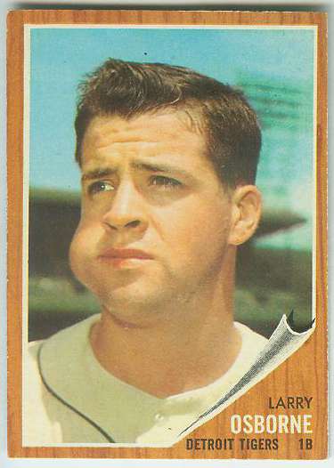 1962 Topps #583 Larry Osborne HIGH #.(Tigers) Baseball cards value