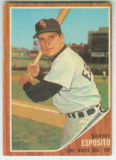1962 Topps #586 Sammy Esposito SHORT PRINT [#b] HIGH #.(White Sox) Baseball cards value