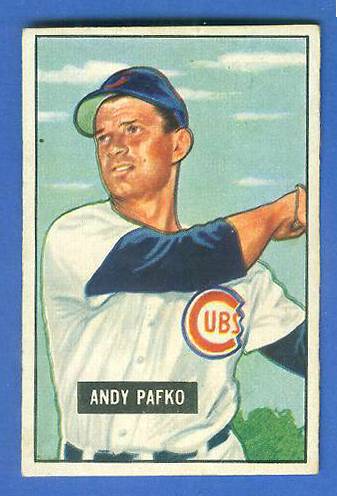 1951 Bowman #103 Andy Pafko (Cubs) Baseball cards value