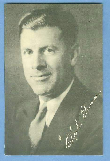 1932 Cubs Team Issue #.6 Charlie Grimm Baseball cards