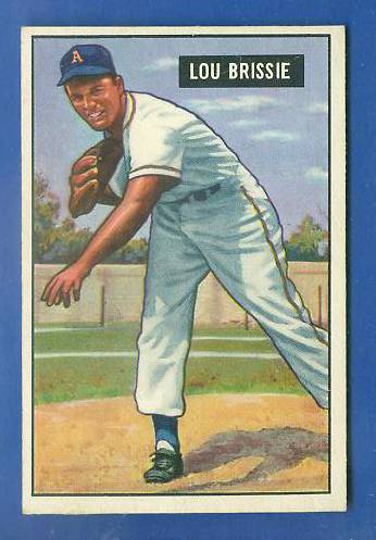 1951 Bowman #155 Lou Brissie [#x] (Philadelphia A's) Baseball cards value