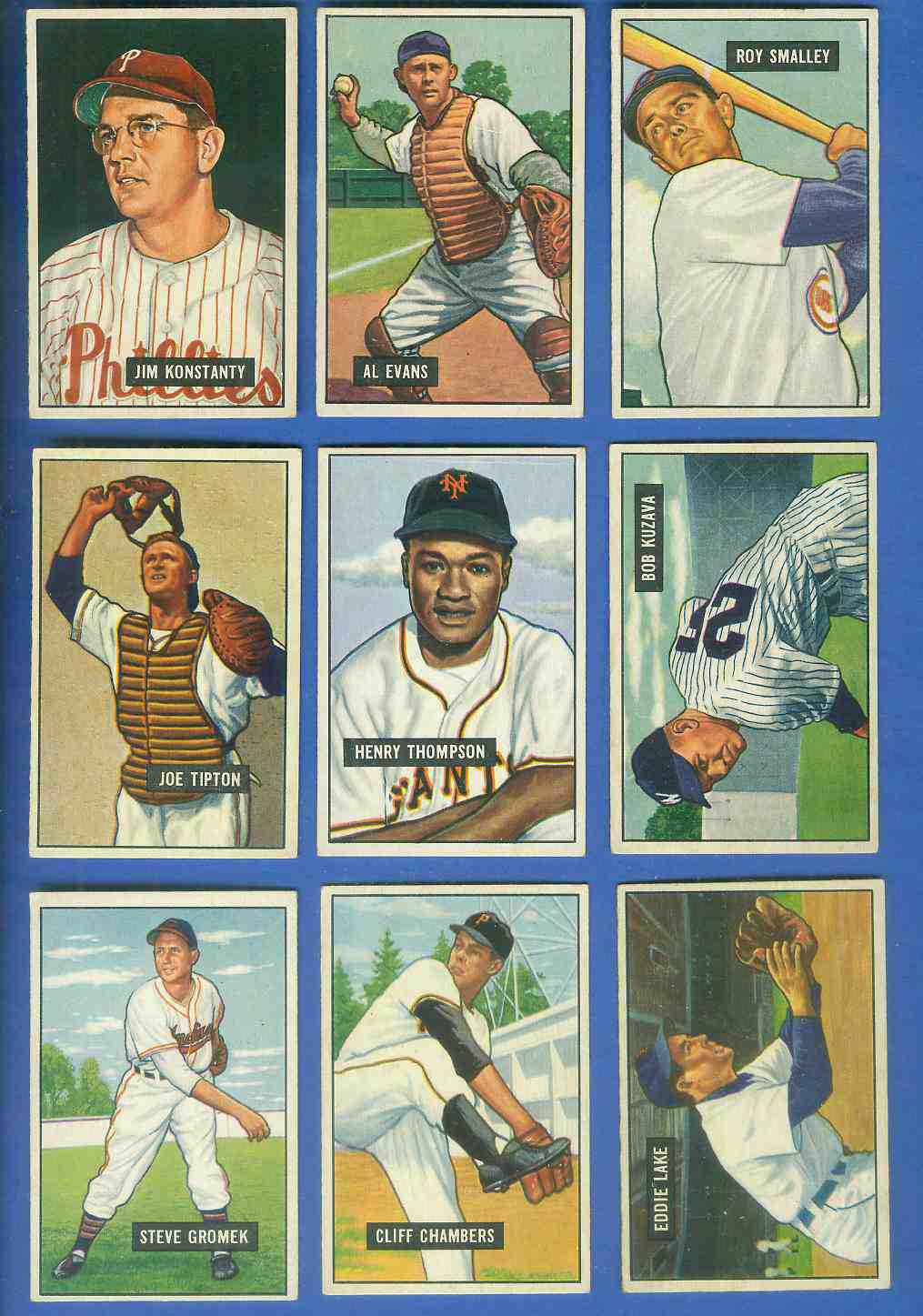 1951 Bowman # 82 Joe Tipton (Philadelphia A's) Baseball cards value