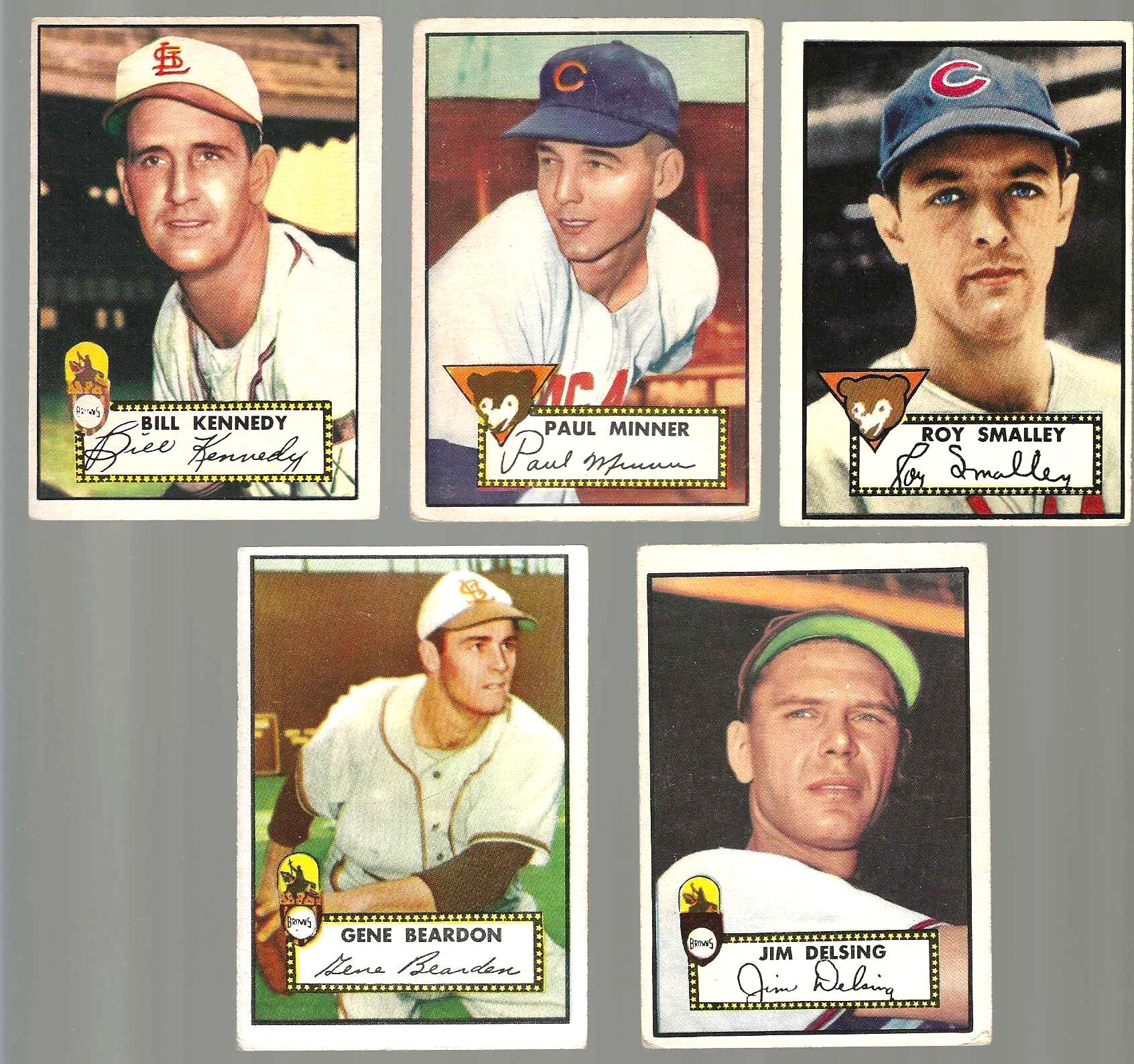 1952 Topps #271 Jim Delsing (St. Louis Browns) Baseball cards value