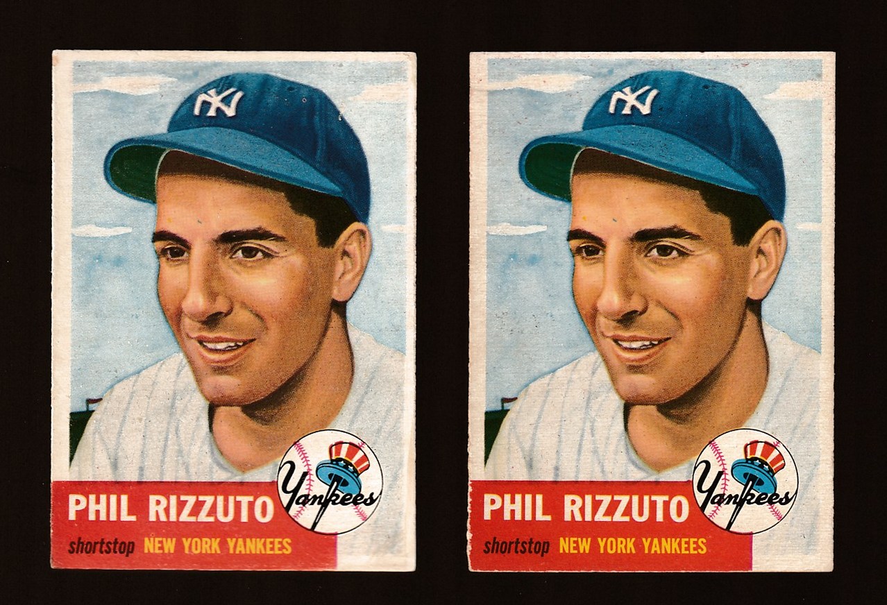 1953 Topps #114 Phil Rizzuto [#] (Yankees) Baseball cards value