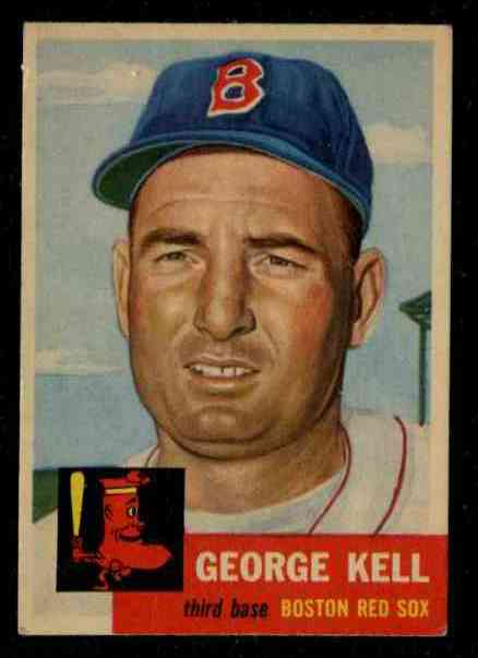 1953 Topps #138 George Kell (Red Sox) Baseball cards value