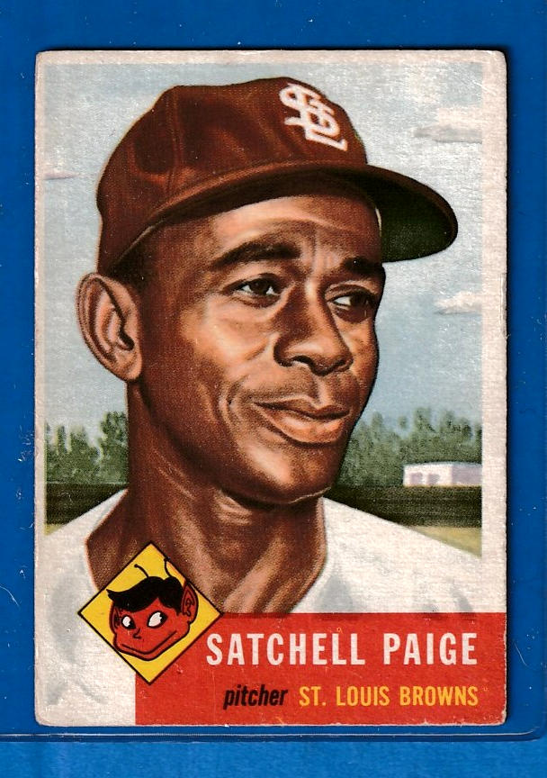 1953 Topps #220 Satchel Paige (St. Louis Browns) Baseball cards value