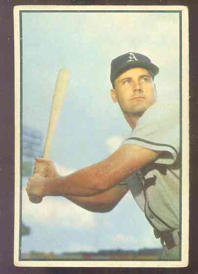 1953 Bowman Color #.13 Gus Zernial (Philadelphia A's) Baseball cards value